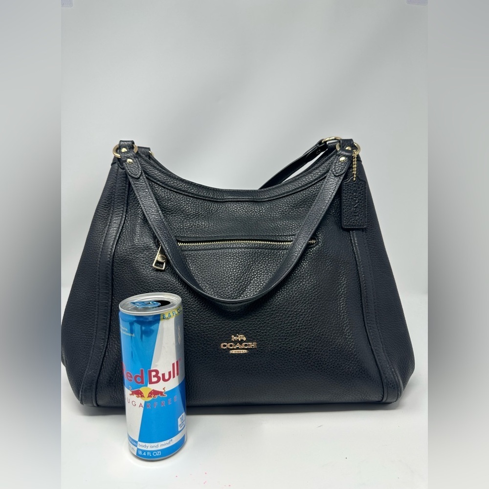 Coach New York Black Leather Purse Shoulder Bag EUC​​ - Picture 8 of 11